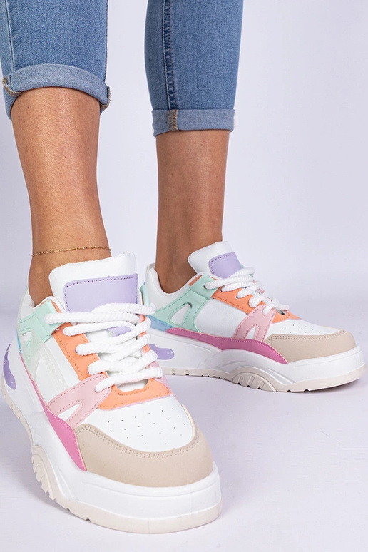 Mehrfarbige Plateau-Sneakers Nivi Mehrfarbige Plateau-Sneakers Nivi