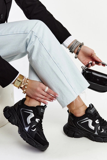 Schwarze Sneaker mit... 2