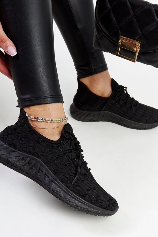 Schwarze Textil-Sneakers Milena Schwarze Textil-Sneakers Milena