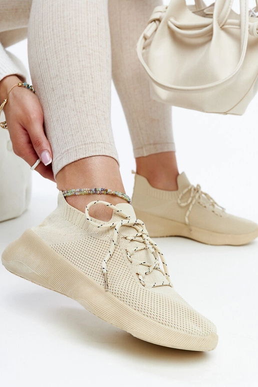 Beigefarbene Roshni-Sportsneaker Beigefarbene Roshni-Sportsneaker