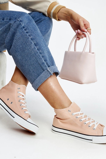 Hellrosa High-Top-Sneakers... 2