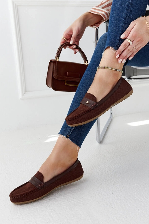 Fombio – Loafer aus braunem Stoff Fombio – Loafer aus braunem Stoff