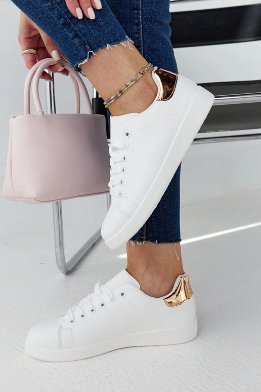 Weiße Birikti Plateau-Sneaker Weiße Birikti Plateau-Sneaker