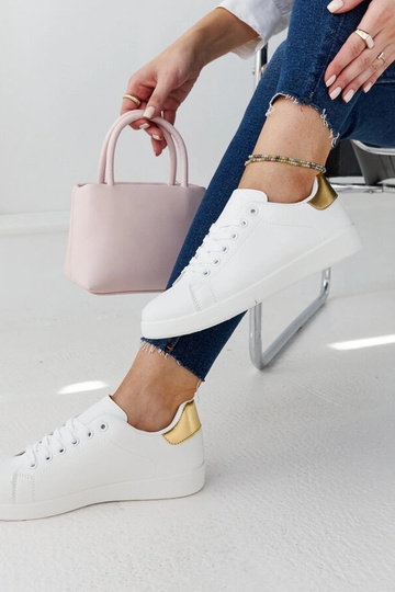 Weiße Birikti Plateau-Sneaker 2