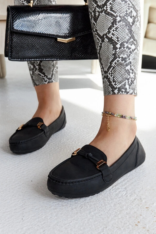 Schwarze Loafer mit mattem Finish von... Schwarze Loafer mit mattem Finish von...