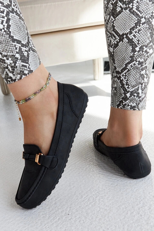 Schwarze Loafer mit mattem Finish von... Schwarze Loafer mit mattem Finish von...