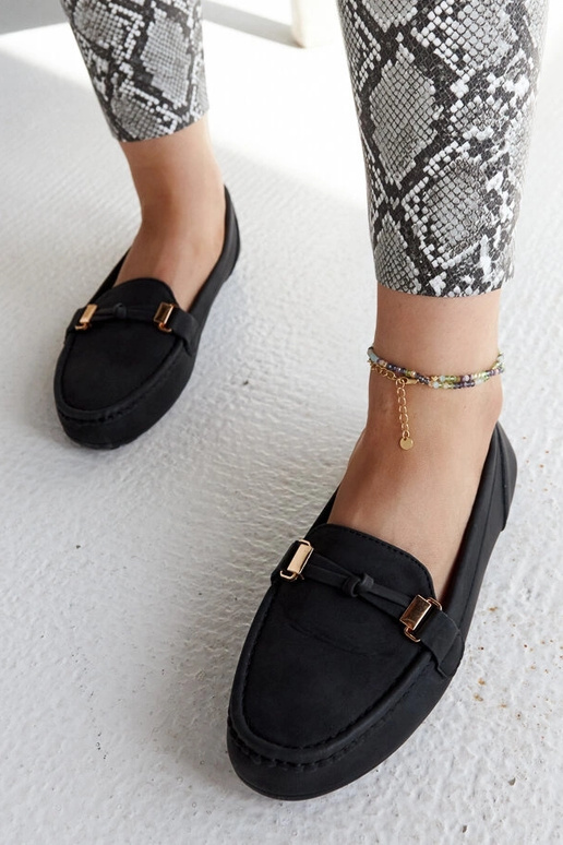 Schwarze Loafer mit mattem Finish von... Schwarze Loafer mit mattem Finish von...