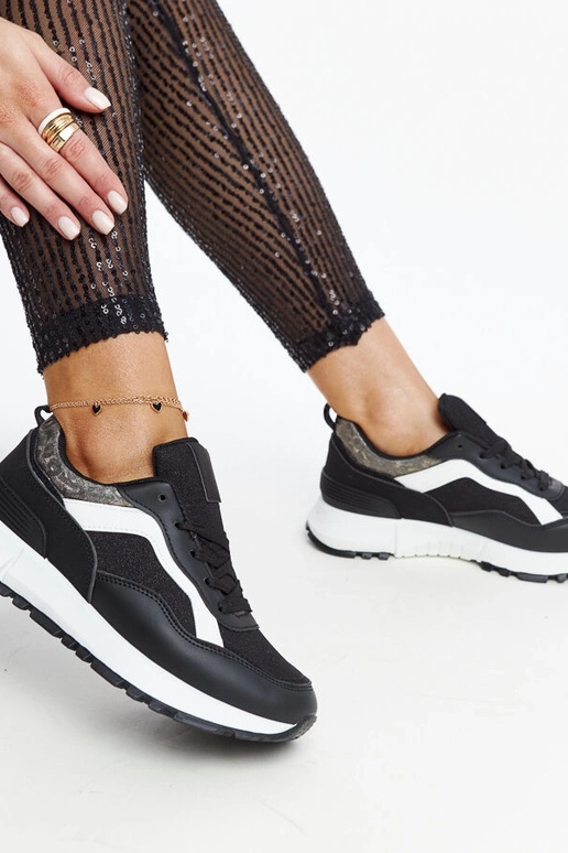 Schwarze Plateau-Sneakers „Evelia“...