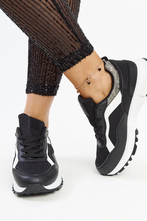 Schwarze Plateau-Sneakers „Evelia“...