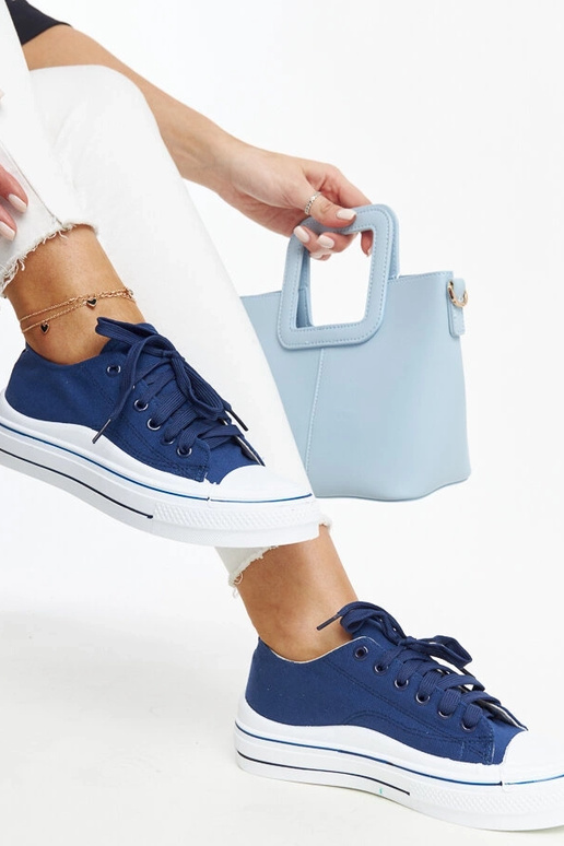 Dunkelblaue Plateau-Sneaker Anbarin Dunkelblaue Plateau-Sneaker Anbarin