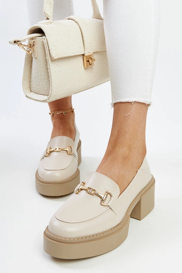Beige Stöckelschuhe aus... 2