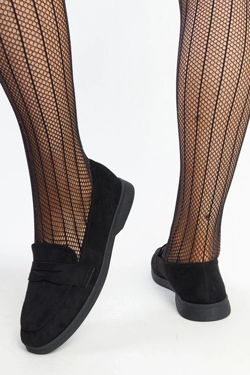 Schwarze Wildleder-Loafer von Nibras Schwarze Wildleder-Loafer von Nibras