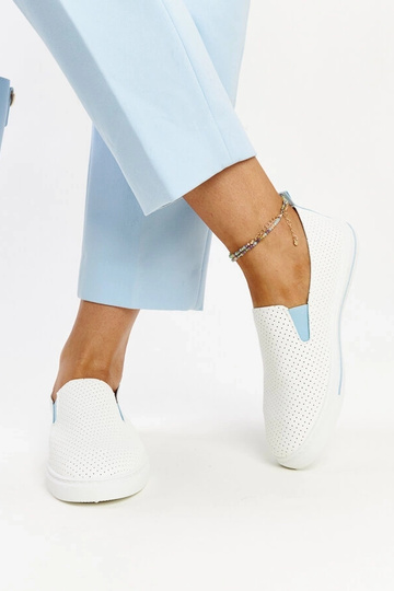 Weiße Halbschuhe Sanan 2
