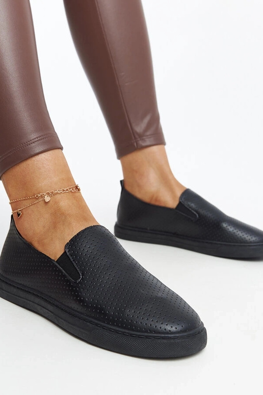 Schwarze Sanan-Schuhe Schwarze Sanan-Schuhe