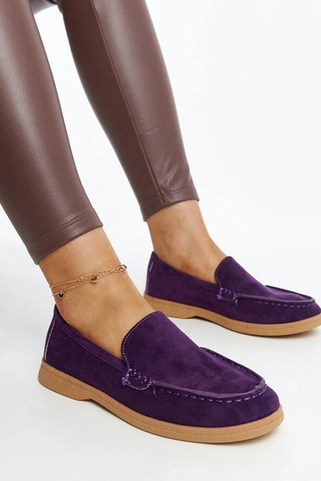 Lila Wildlederschuhe Rumay 2