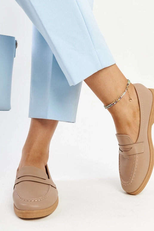 Braune klassische Nawrah-Loafer Braune klassische Nawrah-Loafer