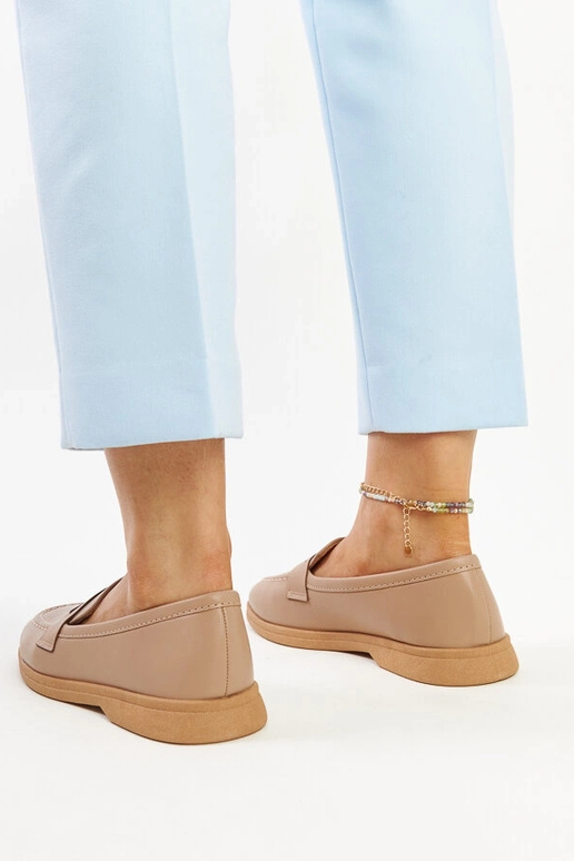 Braune klassische Nawrah-Loafer Braune klassische Nawrah-Loafer