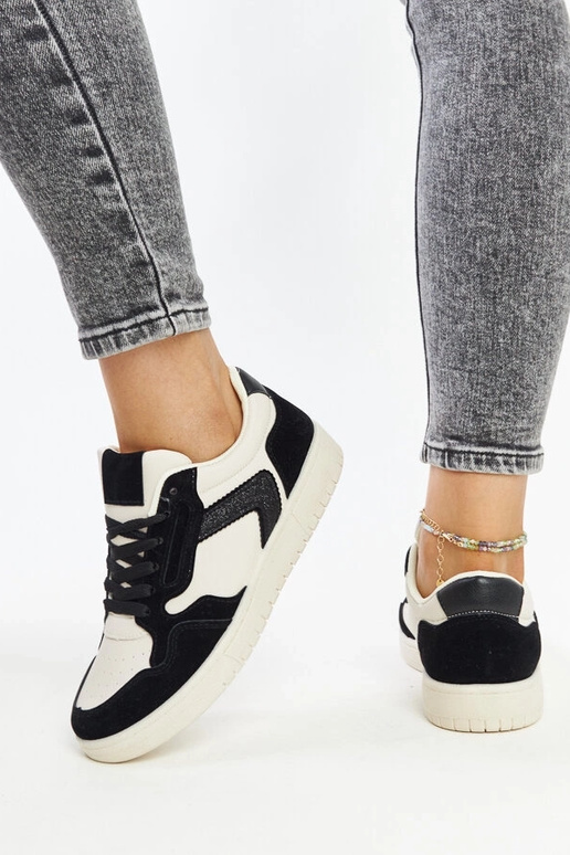 Juwan – Glitzer-Sneaker in Schwarz... Juwan – Glitzer-Sneaker in Schwarz...