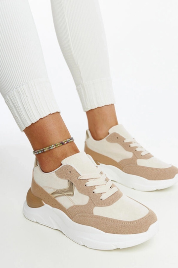 Braune Plateau-Sneakers... 2