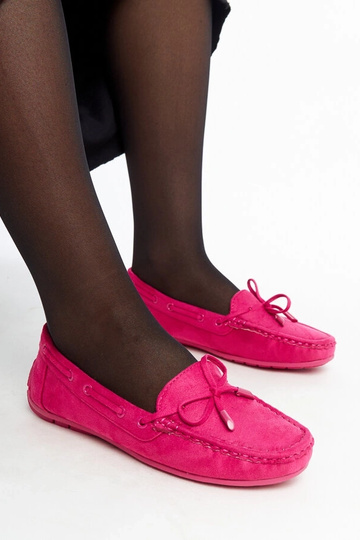 Dunkelrosa Loafer mit... 2