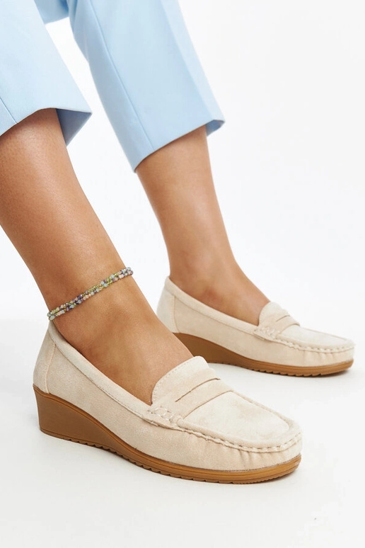 Sakena Hellbeige Mokassins aus...