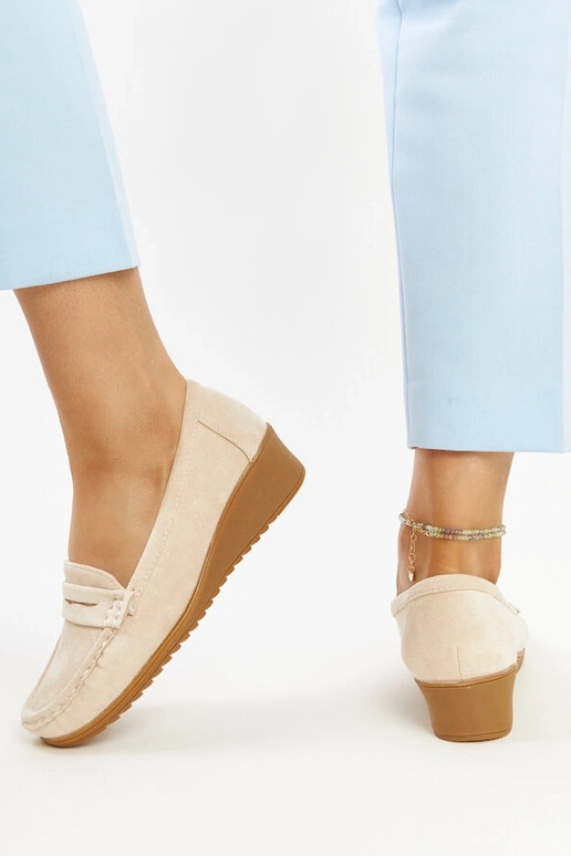 Sakena Hellbeige Mokassins aus...