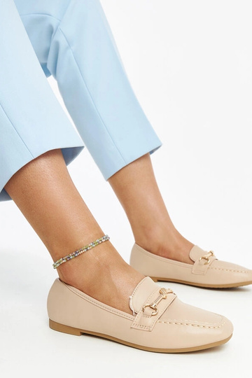 Beige dekorative Loafer... 2