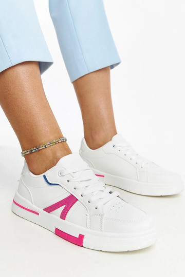 Weiße Sneaker mit rosa Zorica