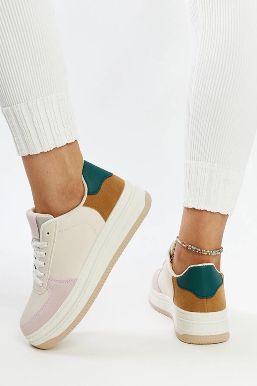 Plateau-Sneakers Cvita pastellfarben