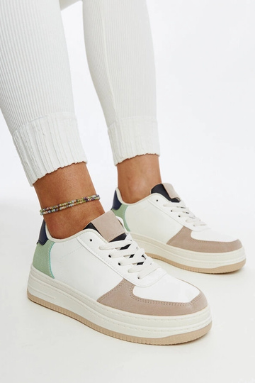 Mehrfarbige Cvita Plateau-Sneakers