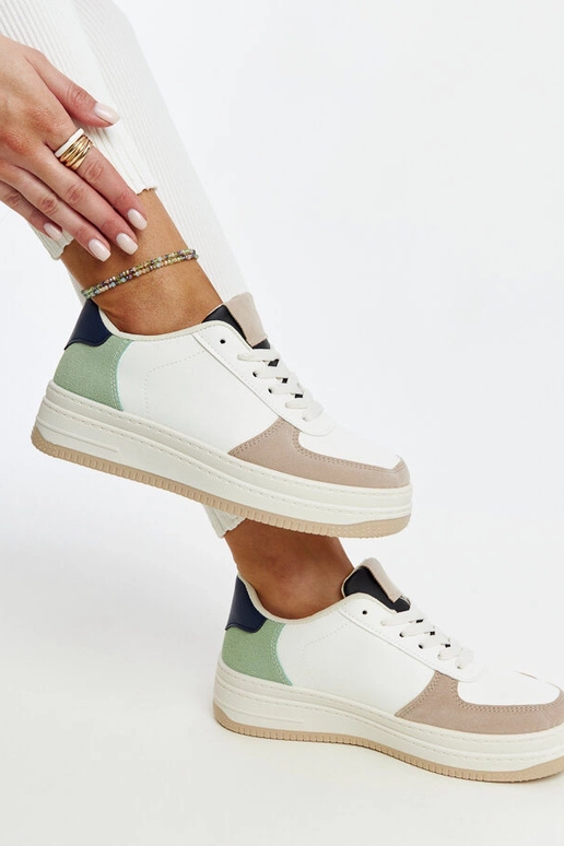 Mehrfarbige Cvita Plateau-Sneakers