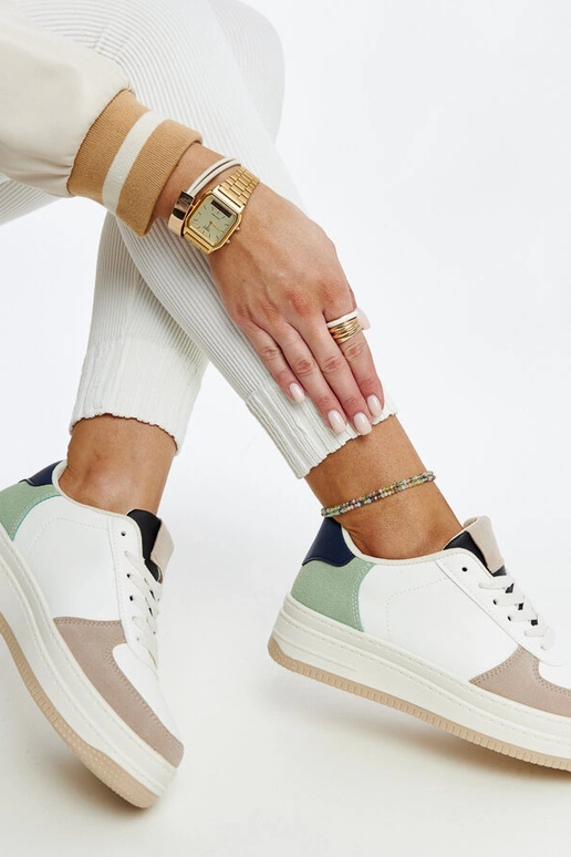 Mehrfarbige Cvita Plateau-Sneakers