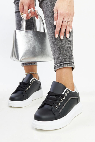 Schwarze Sneakers mit... 2