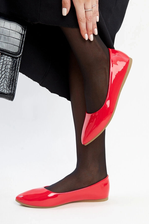 Brankica Ballerinas aus rotem Lackleder Brankica Ballerinas aus rotem Lackleder