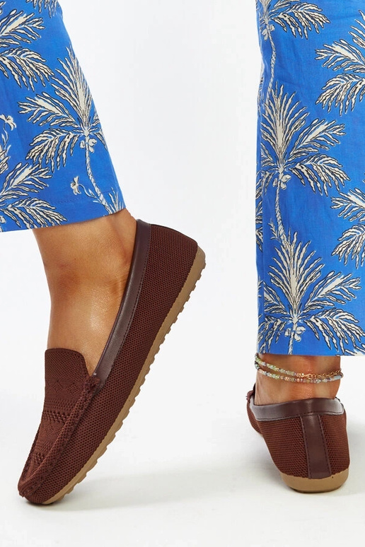 Braune Loafer aus Fiammetta-Stoff Braune Loafer aus Fiammetta-Stoff