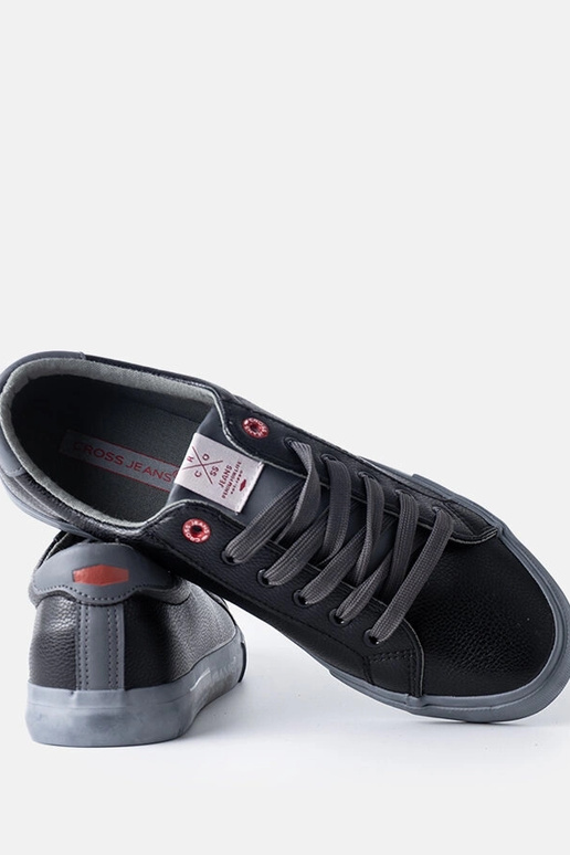 Schwarz-graue Herren-Turnschuhe CROSS... Schwarz-graue Herren-Turnschuhe CROSS...