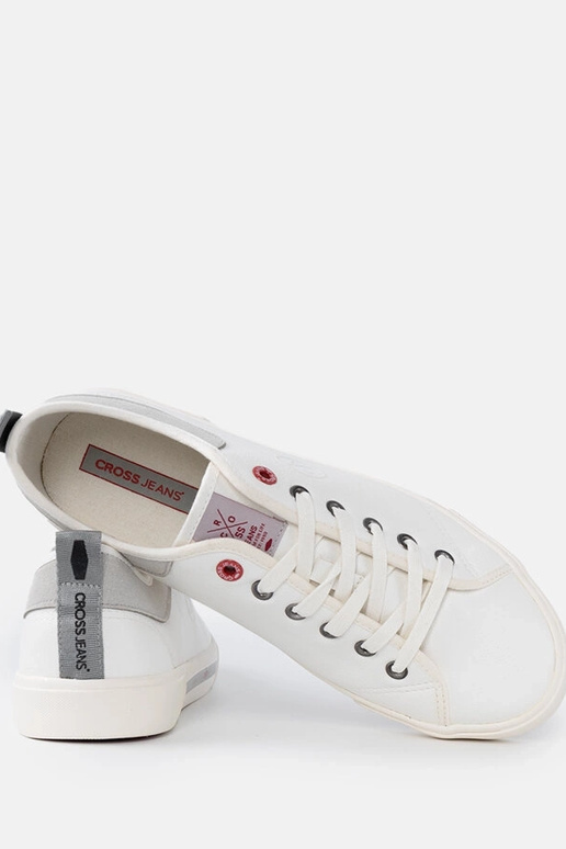 Weiße und graue Herren-Sneaker von... Weiße und graue Herren-Sneaker von...