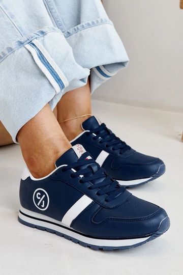 Marineblaue Damen-Sneakers CROSS JEANS 2
