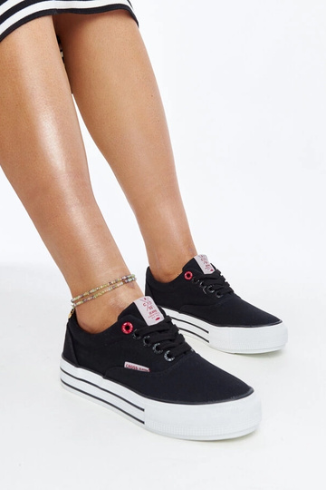 Schwarze Damen-Sneaker mit... 2