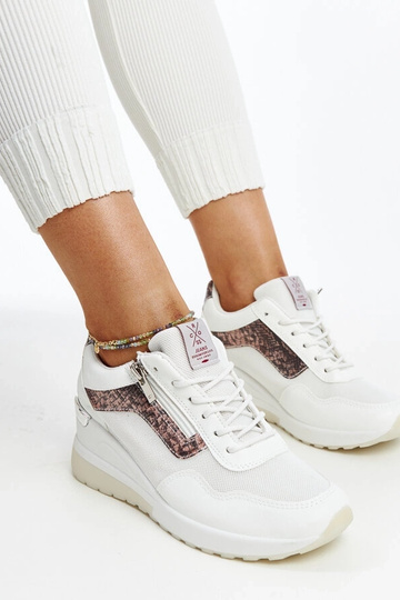 CROSS JEANS weiße Keilsneaker für Damen 2