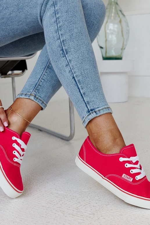 Dunkelrosa klassische Erla-Sneaker Dunkelrosa klassische Erla-Sneaker