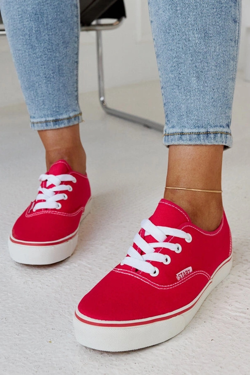 Dunkelrosa klassische Erla-Sneaker Dunkelrosa klassische Erla-Sneaker