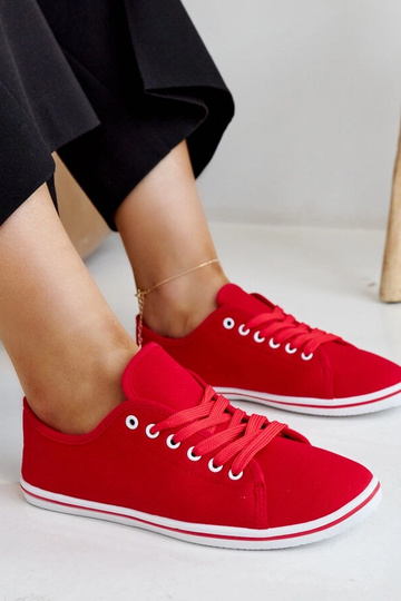 Rote klassische Ramira-Sneaker