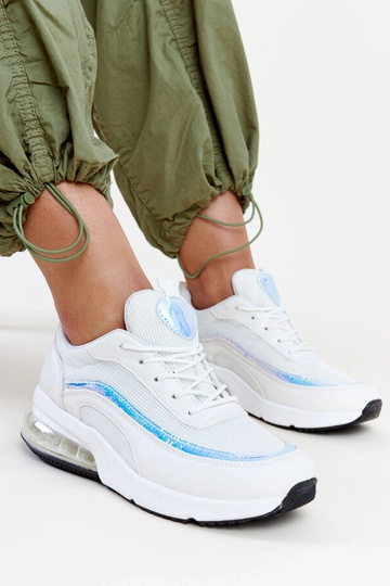 Weiße Sneakers mit...