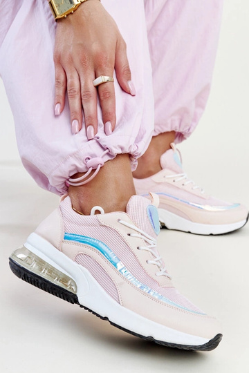 Rosa Sneaker mit Jelka-Hologramm 2