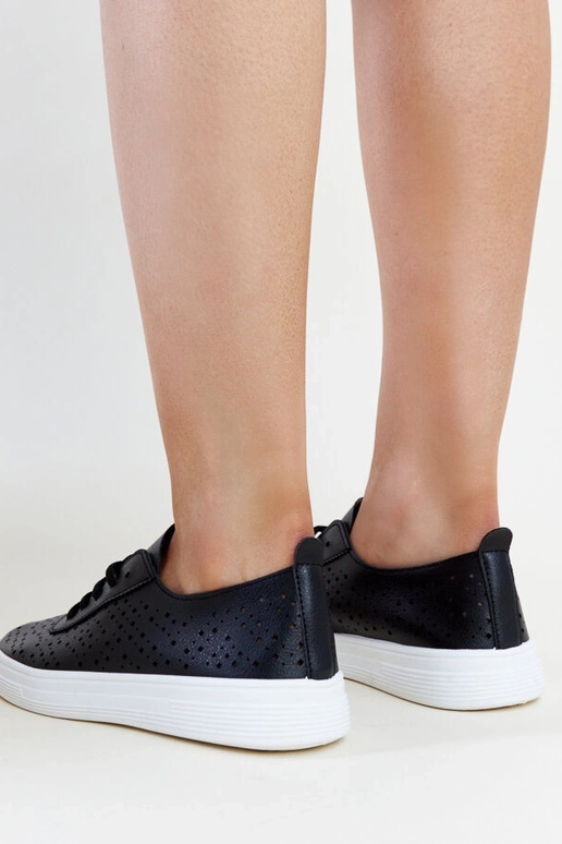 Schwarze Manoek-Sneakers mit... Schwarze Manoek-Sneakers mit...