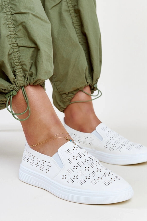 Hilal weiße Slip-On-Sneaker Hilal weiße Slip-On-Sneaker