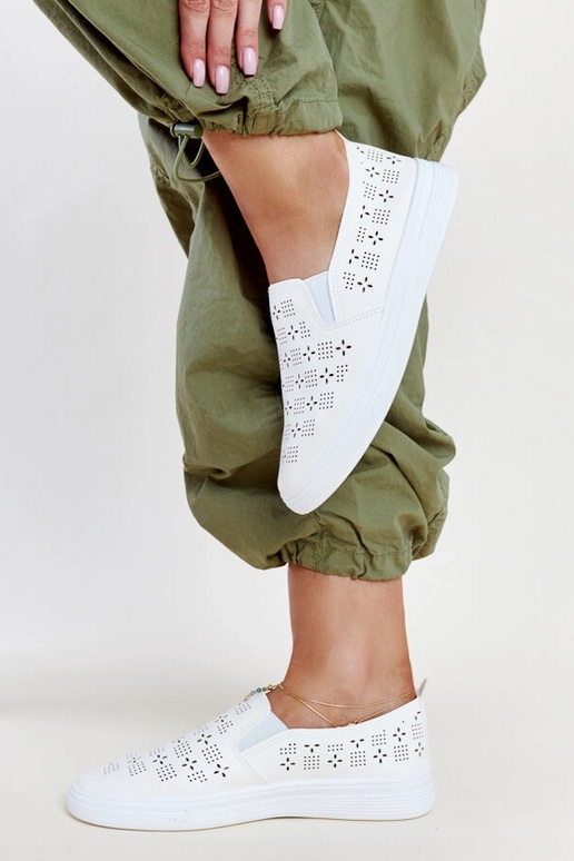 Hilal weiße Slip-On-Sneaker Hilal weiße Slip-On-Sneaker