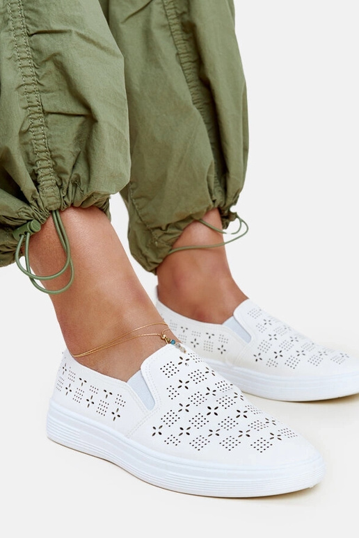 Hilal weiße Slip-On-Sneaker Hilal weiße Slip-On-Sneaker