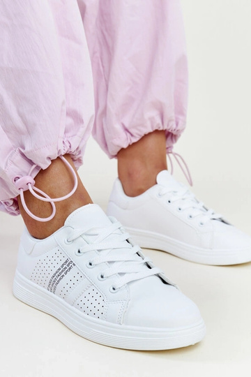 Weiße Sneakers Ökoleder...